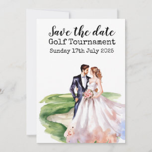 Golf Guardar la cita Invitación del Torneo de Golf