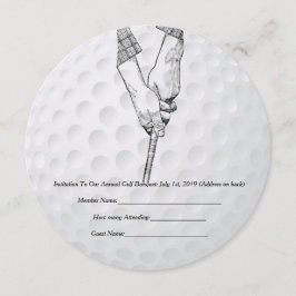 Golf Invitación Golfer