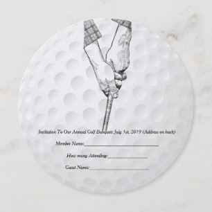 Golf Invitación Golfer