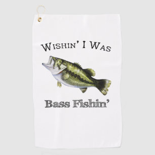 Golf Me Gustaría Que Fuera Una Toalla De Pesca Bass.