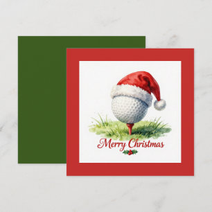 Golf Navidad con bola de golf