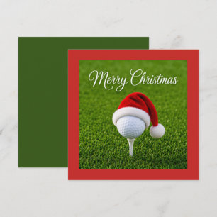 Golf Navidad con bola de golf