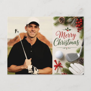 Golf Navidad Crea tu propia foto de golfista