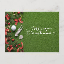 Golf Navidad en Putting Green Feliz Navidad