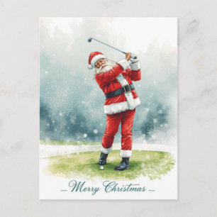 Golf Navidad tema de invierno para golfista en el 