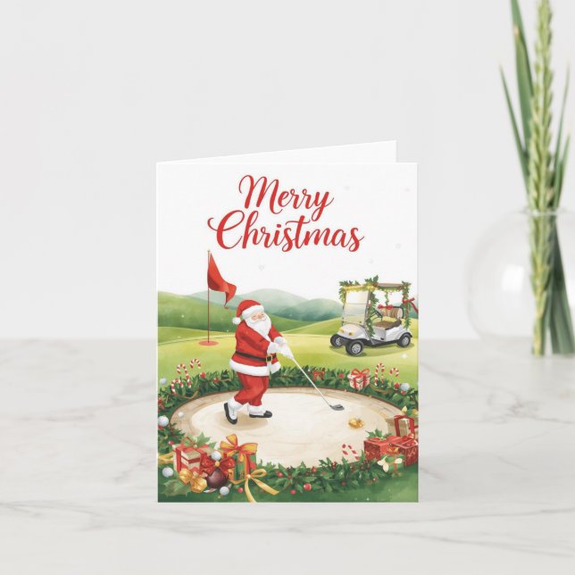 Golf Navidad  Vamos a hacer un Par tee con Santa C (Anverso)