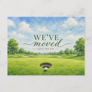 Golf nos hemos mudado a una nueva casa con tarjeta