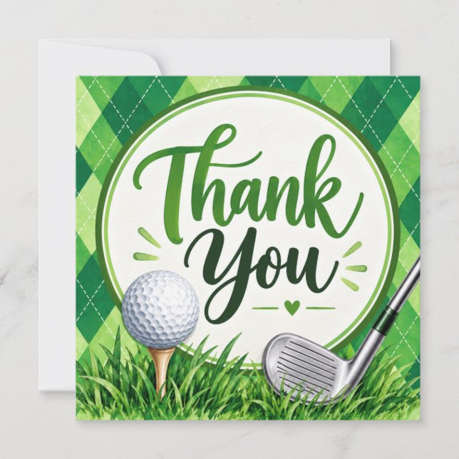 Golf Par-Fect   Verde Argyle  (Anverso)
