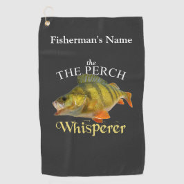 Golf Perch Personalizado Whisperer Toalla de Pesca Oscu
