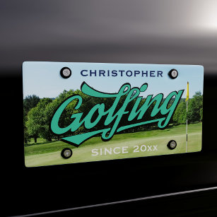 Golf personalizado desde la placa de matrícula de 