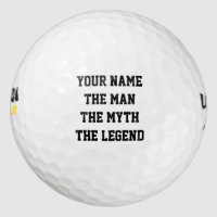 Personalizado El hombre el mito las pelotas de gol
