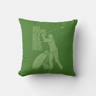 GOLF PLAYER personalizado lanzar almohada