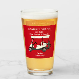 Golf Pub Cart Beer & Snacks Wild Stories Pint