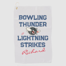 Golf Rayo golpea a Personalizado Unisex toalla de bolic