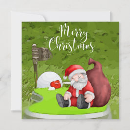 Golf Santa con regalo de Árbol de Navidad para Gol