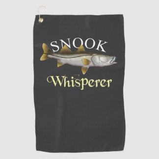 Golf Snook Whisperer Toalla de Pesca Oscura