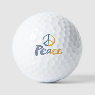 Golf Stand With Ucrania - Símbolo de la PAZ Pelotas de