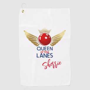 Golf Toalla de boliche de la Reina de las Lanes Persona