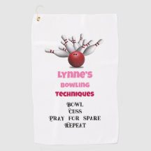 Toalla de boliche de técnicas de boliche