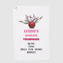 Golf Toalla de boliche de técnicas de boliche