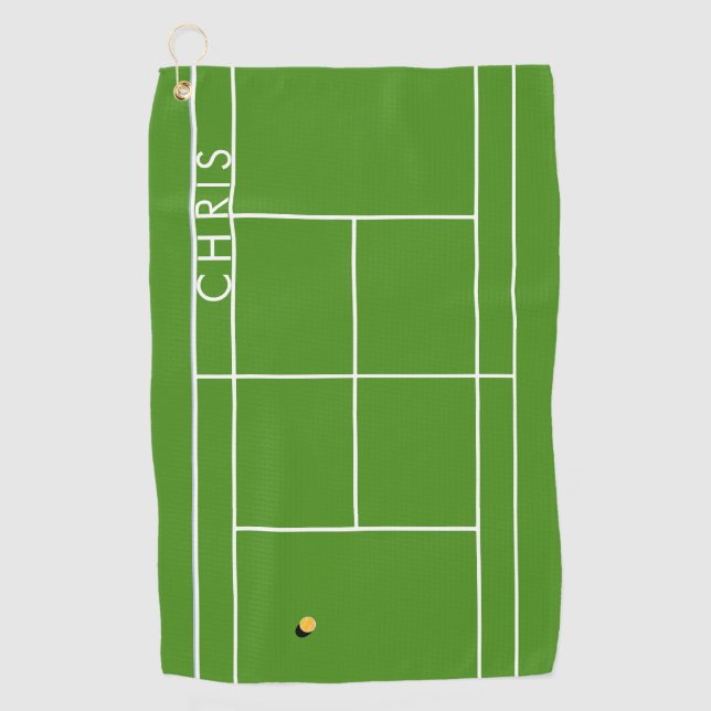 Golf Toalla de deportes de tenis personalizada (Anverso)