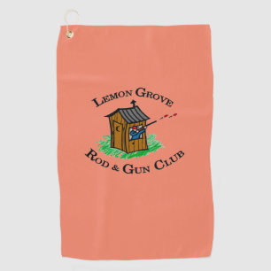Golf Toalla de gama - logotipo vintage