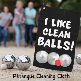 Golf Toalla de limpieza de Pétanque -