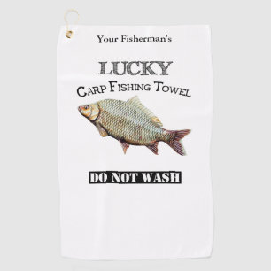 Golf Toalla de Pesca Afortunada Personalizada