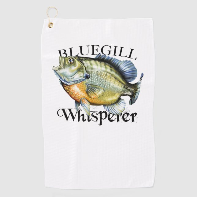 Golf Toalla de pesca Bluegill Whisperer (Anverso)