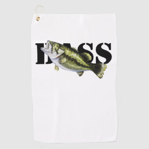 Golf Toalla de Pesca de Bass