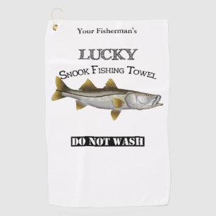 Golf Toalla de Pesca Lucky Snook personalizada