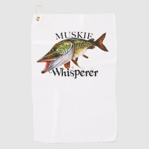 Golf Toalla de pesca Muskie Whisperer