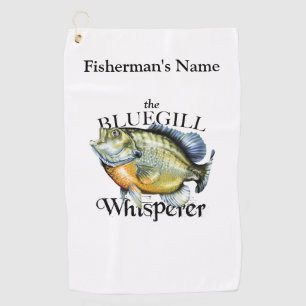 Golf Toalla de Pesca Personal Bluegill Whisperer Light