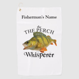 Golf Toalla de pesca personalizada Perch Whisperer