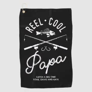 Golf Toalla de pesca personalizada Reel Cool Papa