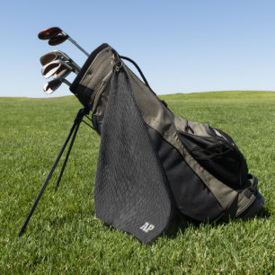 Golf Toalla de Piel de serpiente negro de moda