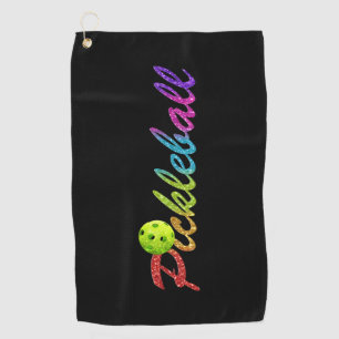 Golf Toalla de sudor negro color bolas