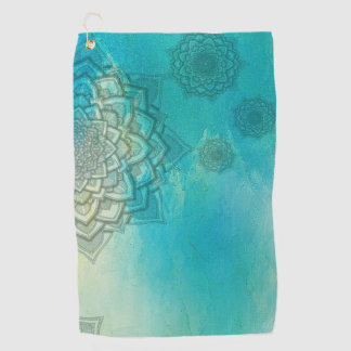 Golf Toalla de yoga con material de clip de bolsa