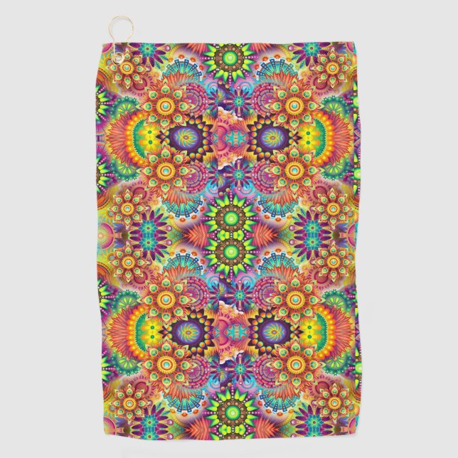 Golf Toalla de yoga con material de clip de bolsa (Anverso)