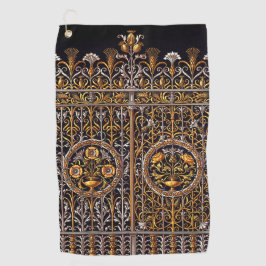 Golf Toalla dorada de puerta