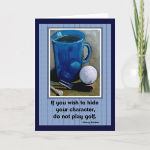 GOLF Y CARÁCTER: Tarjeta del día de padre