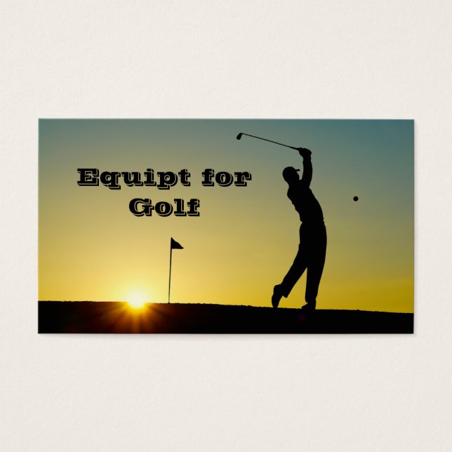 Golfer at Sunset (Frente)