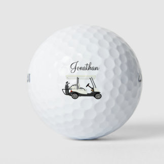 Golfer Cart de golf Bolas de golf personalizadas