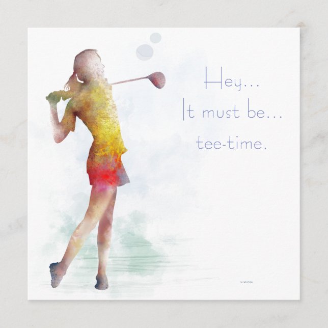 GOLFER DE MUJER (Anverso)