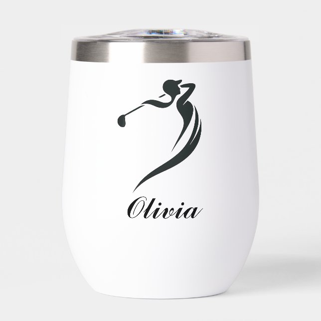 Golfer femenina personalizada (Frente)