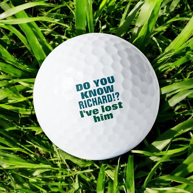Golfer perdió una pelota con sentido del humor (Subido por el creador)