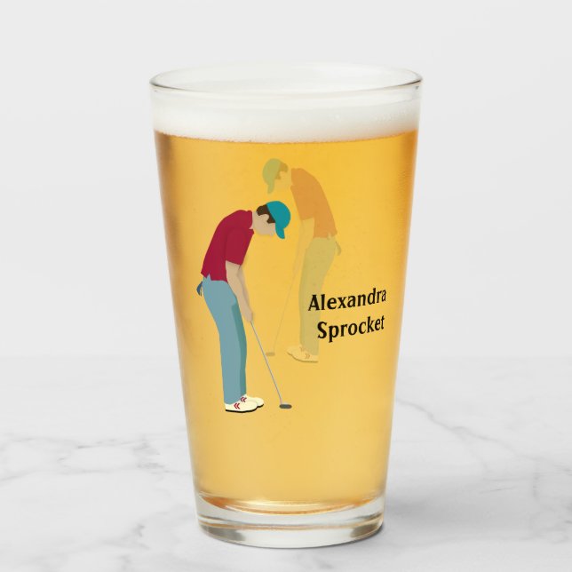 Golfer Putting (Anverso (lleno))