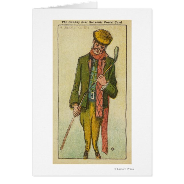 Golfer quien tuvo un desastre en los enlaces (Frente)