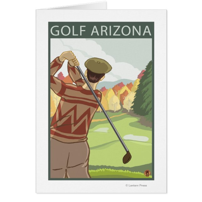 Golfer Scene Arizona (Frente)