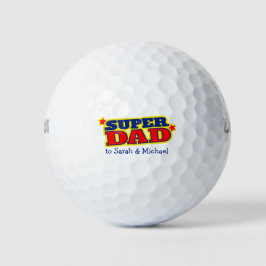 Golfer super papá regalo bolas de golf